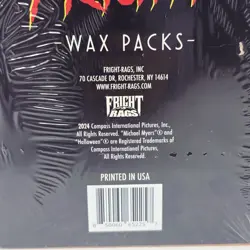 Fright-Rags HALLOWEEN Official 1978 Movie Trading Cards 24 Pack Hobby Box SEALED - Image 4