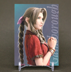 Aerith Gainsborough Final Fantasy VII Art Museum Card TCG Japanese Square Enix O - Image 1