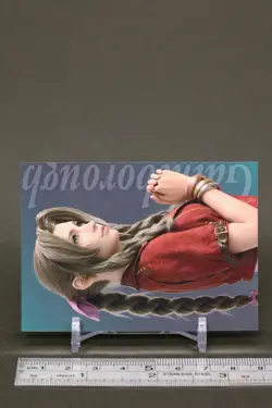 Aerith Gainsborough Final Fantasy VII Art Museum Card TCG Japanese Square Enix O - Image 3