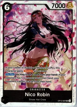 Nico Robin OP12-087 SR English Legacy of the Master - One Piece Card - NM - Image 1