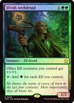 mtg magic Elvish Archdruid FOIL ENGLISH Archidruide elfe - Image 1