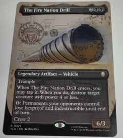 The Fire Nation Drill - Extended Art TLA NM MTG - Image 1