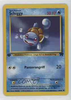 Squirtle German 1st Ed. Pokemon Team Rocket #68 2000 - Image 1