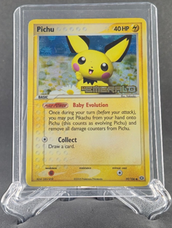 Pokemon Pichu 59/106 Emerald Stamp EX Emerald - Image 1