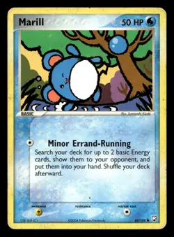 Marill 68/109 Common Team Rocket Returns Pokemon MP - Image 1