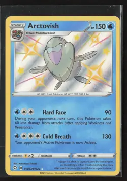 Arctovish Shiny Holo Rare Shining Fates: Shiny Vault SV037/SV122 NM Pokemon - Image 1