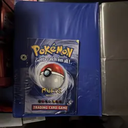 1999 Pokemon Charmander Blue Collector's Album Vintage Pocket Binder - Image 2