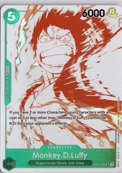Monkey.D.Luffy 3rd Anniversary Treasure OP07-033 UC One Piece Trading Card - Image 1