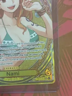 Nami (053) (SP) EB03-053 Extra Booster One Piece Heroines Edition Foil Mint - Image 3