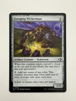 Foraging Wickermaw MTG Magic the Gathering Card NM Near Mint ECL - Image 1