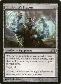 2013 Magic the Gathering MTG #231 Illusionist's Bracers - Artifact - Equipment - Image 1