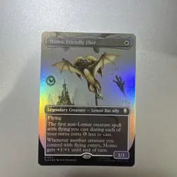 MTG ~ Momo, Friendly Flier (Borderless Foil) Avatar: The Last Airbender NM Rare - Image 1