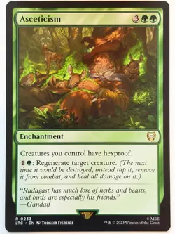 MTG Asceticism Normal NM LTC R 233 - Image 1