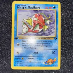 Misty's Magikarp [1st Edition] #88 Pokemon Gym Challen - WoTC MP - Pokemon Card - Image 1