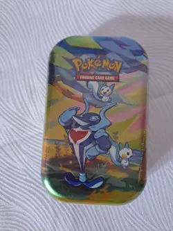 Brand New Sealed Pokemon Tcg Vibrant Paldea Mini Tin Booster Pack Blue - Image 1