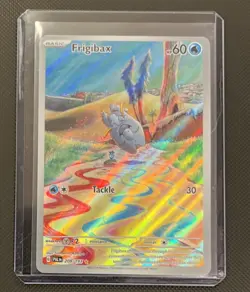 Frigibax Pokemon Paldea Evolved 208/193 Illustration Rare Holofoil Near Mint - Image 3