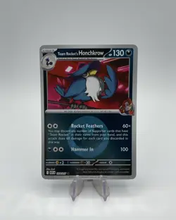 Pokemon TCG Team Rockets Honchkrow 127/217 Reverse Holo Ascended Heroes NM - Image 1