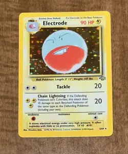 Pokemon TCG Electrode Jungle 2/64 Holo Unlimited Holo Rare - Image 1