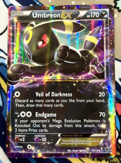 Pokemon - Umbreon EX Fates Collide Ultra Rare Holo Card 55/124 NM - Image 1