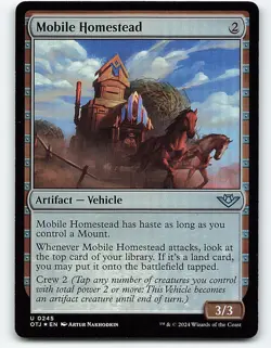 Mobile Homestead #245 foil Magic the Gathering Card - Image 1