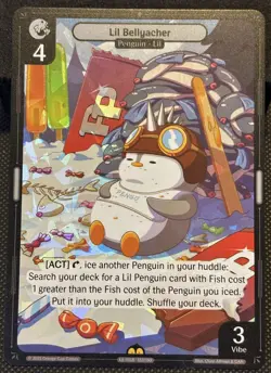 Vibes TCG Lil Bellyacher * ARCTIC FOIL * - Legend of the Lils Card 132/150 - Image 1