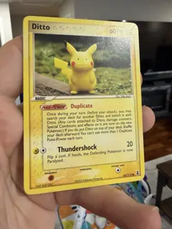 Ditto (Pikachu) 63/113 - EX Delta Species Pokemon Card TCG LP With Indent - Image 3