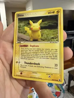 Ditto (Pikachu) 63/113 - EX Delta Species Pokemon Card TCG LP With Indent - Image 4
