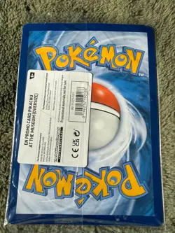 Pikachu At The Museum Pokemon X Natural History Museum. Jumbo Promo Card. Sealed - Image 2