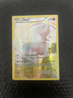 Mew XY110 Holo Black Star Promo Card 2016 - Image 1