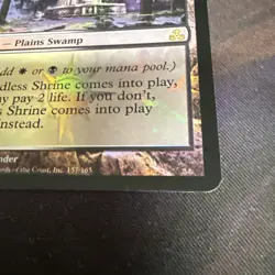 X1 *FOIL* Godless Shrine - Guildpact MTG Magic the Gathering (See Photos) - Image 3