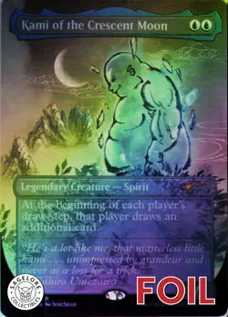 Kami of the Crescent Moon Foil - Secret Lair Kamigawa Ink - 260 NM - Image 1