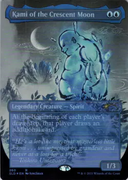 Kami of the Crescent Moon Foil - Secret Lair Kamigawa Ink - 260 NM - Image 2