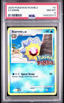 PSA 8 - Starmie 5/16 2009 Pokemon RUMBLE - Pokemon - Image 1