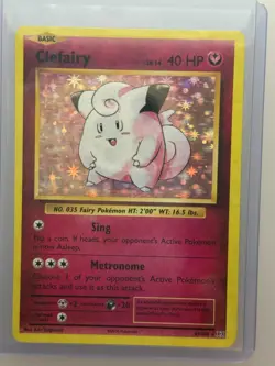 Pokemon XY Evolutions Clefairy Holo #63/108 - Image 1