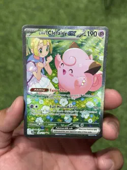 Pokemon Journey Together Lillie’s Clefairy EX 184/159 Special Illustration Rare - Image 1