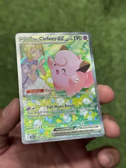 Pokemon Journey Together Lillie’s Clefairy EX 184/159 Special Illustration Rare - Image 2