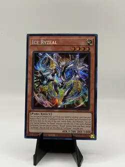 Yugioh Ice Ryzeal MP25-EN119 1st Edition Prismatic Secret Rare NM - Image 1