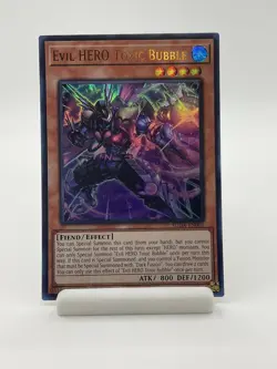Yu-Gi-Oh! Evil Hero Toxic Bubble SUDA-EN001 Ultra Rare 1st Edition - Image 1