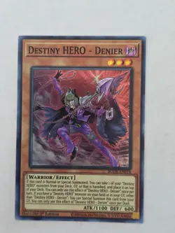 Yugioh Destiny HERO Denier BODE-EN018 Super Rare 1st Edition - Image 1