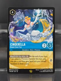 Disney Lorcana Cinderella - Dream Come True 155/204 Whispers in the Well Legenda - Image 1