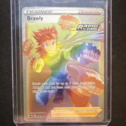 Pokemon Full Art Holo Trainer 12 Card Lot NM Brawly Mela Larry Faulkner Ortega - Image 2
