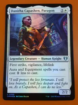 1x Danitha Capashen, Paragon | FOIL | Commander Masters | MTG Magic Cards - Image 1