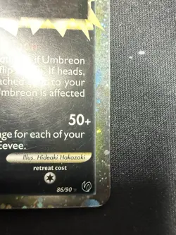 Pokemon Umbreon Prime Ultra Rare Holo 86/90 Undaunted HP100 Evoblast Card 2010 - Image 5