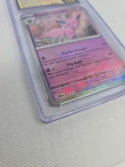2025 Pokemon Prismatic Evolutions Espeon Master Ball Reverse Holo CGC Pristine10 - Image 3