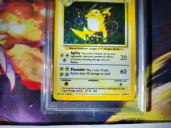Pokemon TCG Raichu Base Set Holo Unlimited Rare - Image 2