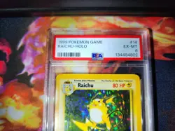 Pokemon TCG Raichu Base Set Holo Unlimited Rare - Image 4