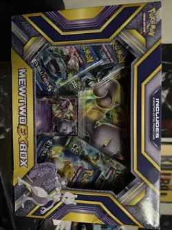 ✅ Pokemon XY 2016 Mewtwo Ex Box New Factory Sealed Fates Break Through Steam - Image 1