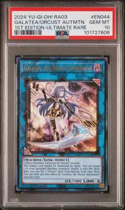 Yu-Gi-Oh! "Galatea, The Orcust Automaton" - [PSA 10] UTR - RA03-EN044 - Image 1