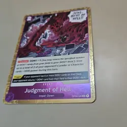 One Piece Judgment of Hell (OP02-089/258) OP02 Paramount War NM FOIL TCG CCG - Image 2