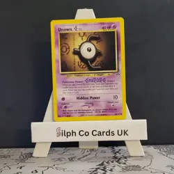Unown [E] 67/75 Neo Discovery Set Pokemon Card WOTC - Image 1